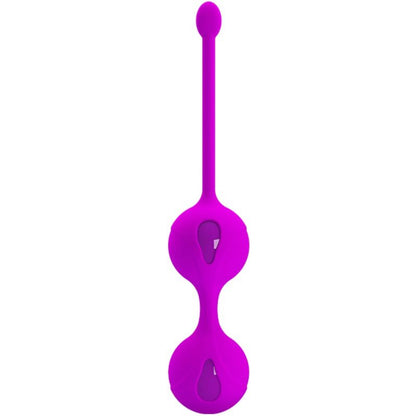 Close-up of the PRETTY LOVE Bolas de Exercício de Kegel Aperte II, showing its premium silicone material and cord.