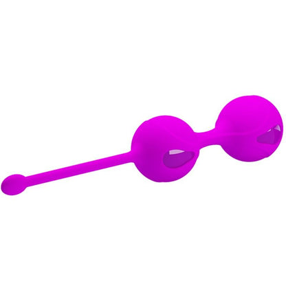 Close-up of the PRETTY LOVE Bolas de Exercício de Kegel Aperte II, showing its premium silicone material and cord.