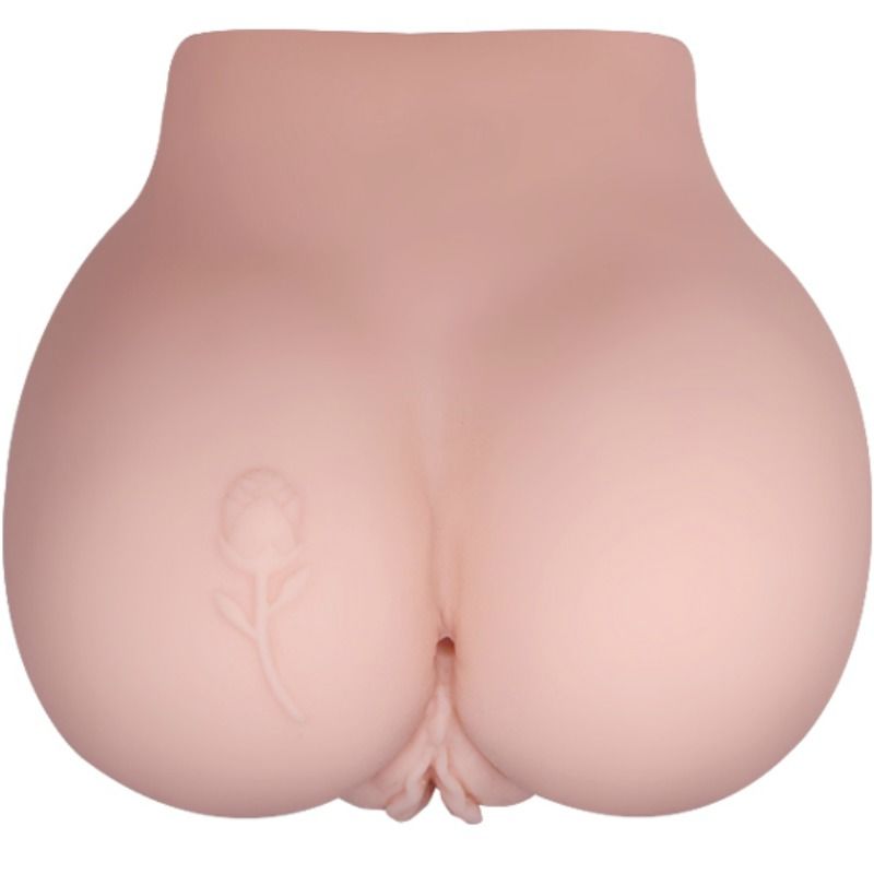 Masturbador Realista con Vagina, Ano y Tatuaje Vibratorio