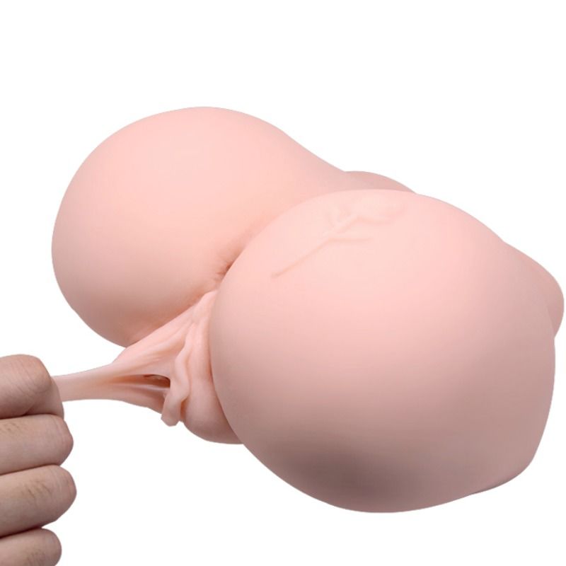 Masturbador Realista con Vagina, Ano y Tatuaje Vibratorio