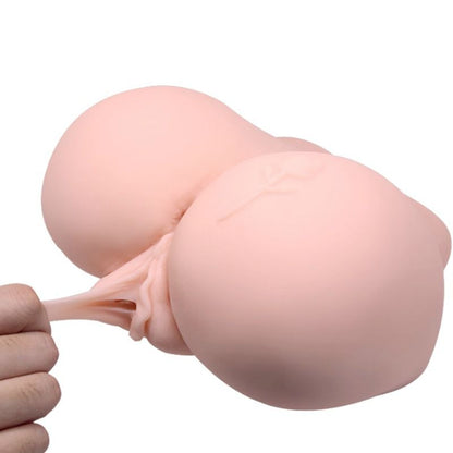 Masturbador Realista con Vagina, Ano y Tatuaje Vibratorio