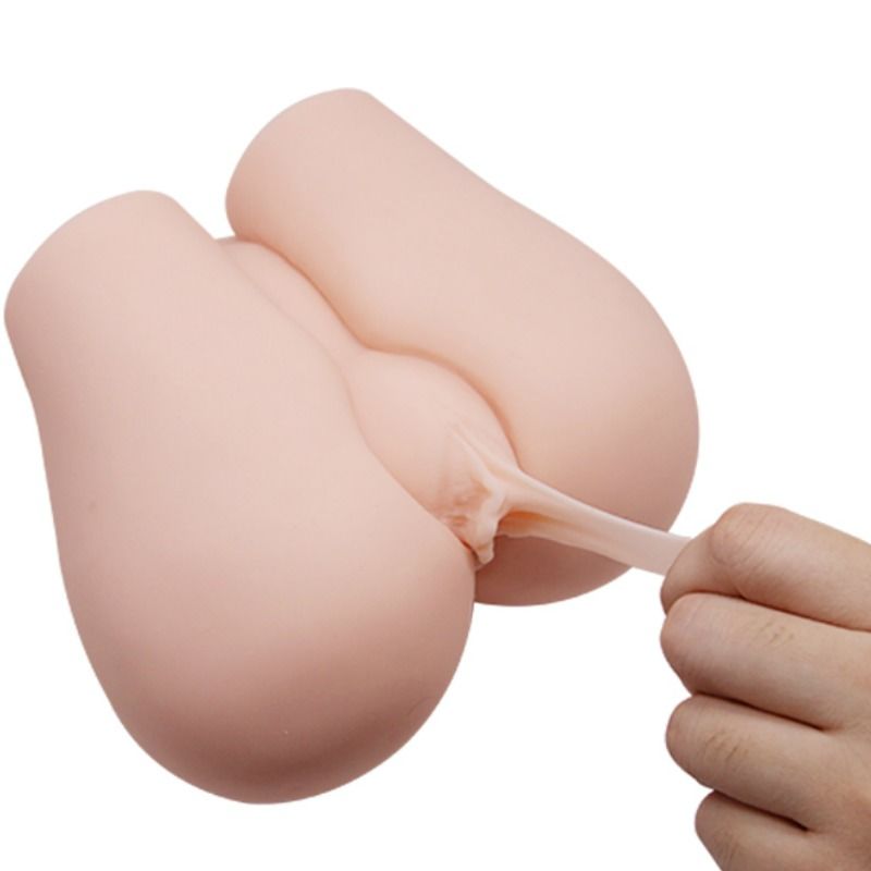Masturbador Masculino Realista con Vagina y Ano Vibratorios