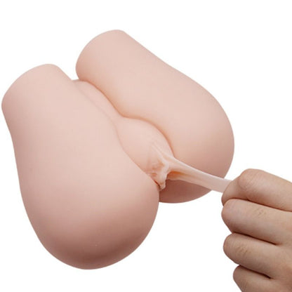 Masturbador Masculino Realista con Vagina y Ano Vibratorios