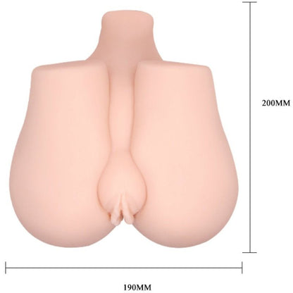 Masturbador Masculino Realista con Vagina y Ano Vibratorios