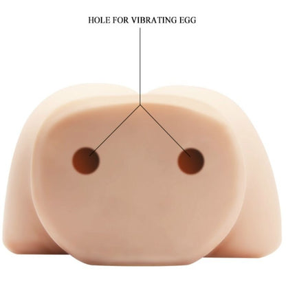 Masturbador Realista con Vagina y Ano Vibratorios