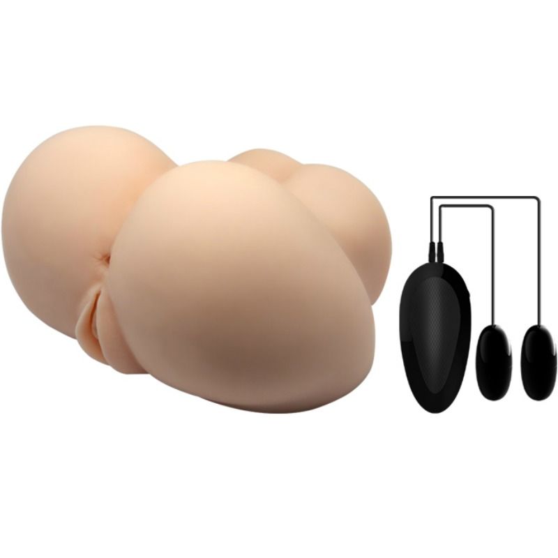 Masturbador Realista con Vagina y Ano Vibratorios