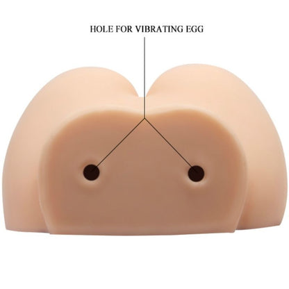 Masturbador Realista con Vagina y Ano Vibratorios