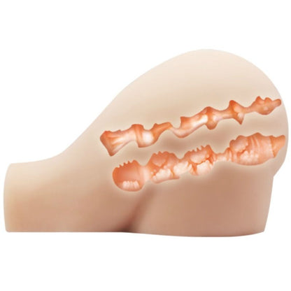 Masturbador Realista con Vagina y Ano Vibradores y Control Remoto