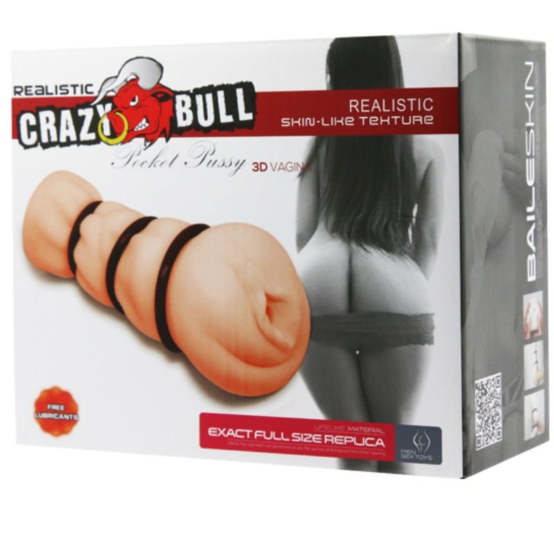 Masturbador Masculino de Vagina Realista con Anillos