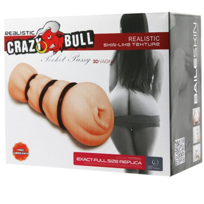 Masturbador Masculino de Vagina Realista con Anillos