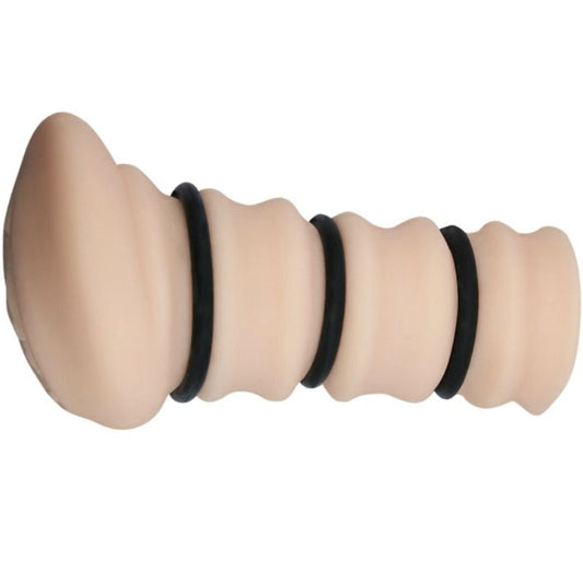 Masturbador Masculino Vagina Modelo 2 con Anillos Estrechadores