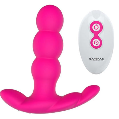 NALONE - VIBRADOR ANAL PEARL CON CONTROL REMOTO - NEGRO