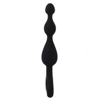 Close-up do Dilatador Anal INTENSE Danti Preto, mostrando seu material de silicone suave e design ergonómico.