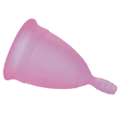 Copo Menstrual NINA KIKÍ Rosa, Tamanho L, para higiene íntima feminina.