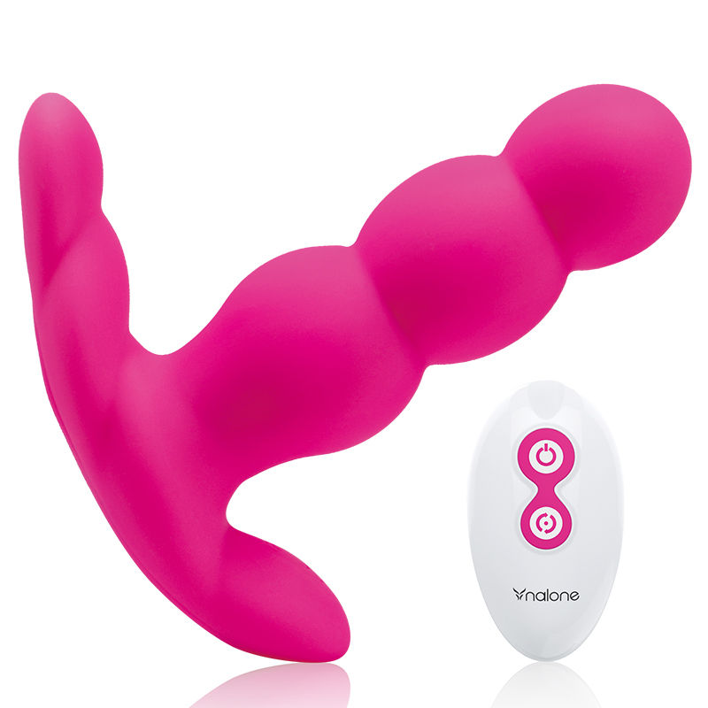NALONE - VIBRADOR ANAL PEARL CON CONTROL REMOTO - NEGRO