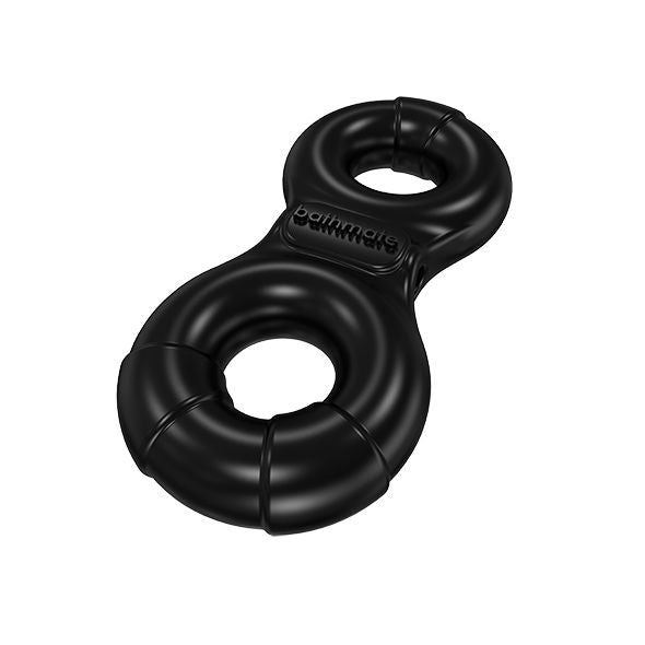 Close-up do BATHMATE Anel Peniano Vibratório Oito, mostrando seu design ergonômico e material Elastomex TM