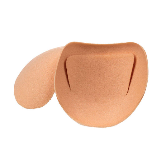 BYE-BRA Apoio de Protetores de Ombro Confortável Antiderrapante Bege, detalhe da textura e design