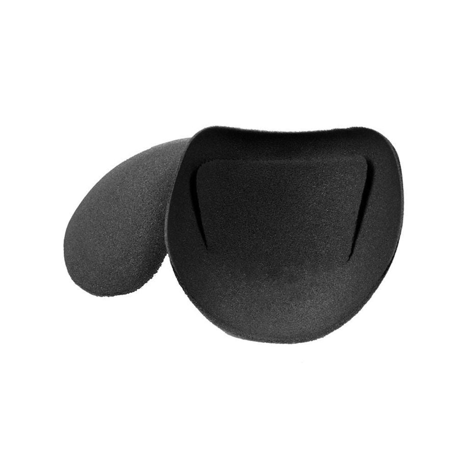 BYE-BRA Protetores de Ombro Confortáveis Antiderrapantes Pretos, que proporcionam suporte discreto para a alça do sutiã e uma silhueta suave.