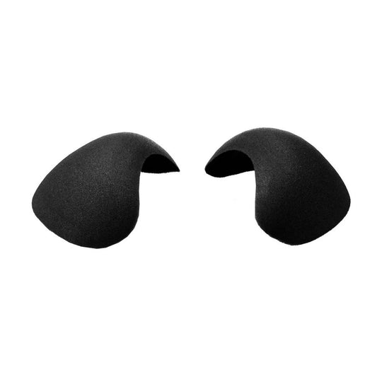 BYE-BRA Protetores de Ombro Confortáveis Antiderrapantes Pretos, que proporcionam suporte discreto para a alça do sutiã e uma silhueta suave.