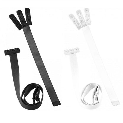 Adaptador de sutiã BYE-BRA para costas abertas, nas cores preto e branco