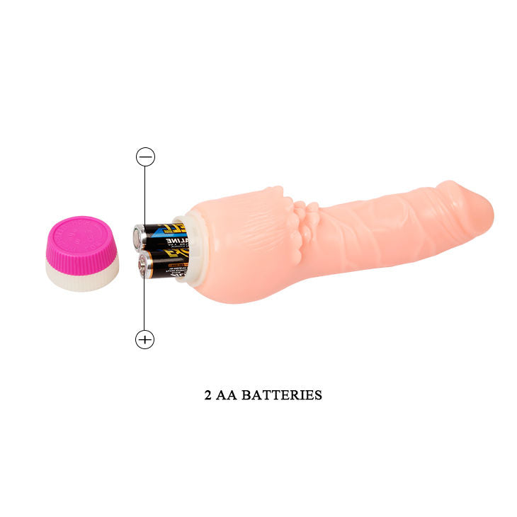 Vibrador Realista BAILE Ondas de Prazer Vibrante 19.5 CM para estimulação intensa.