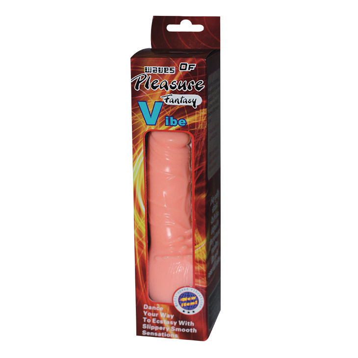 Vibrador Realista BAILE Ondas de Prazer Vibrante 19.5 CM para estimulação intensa.