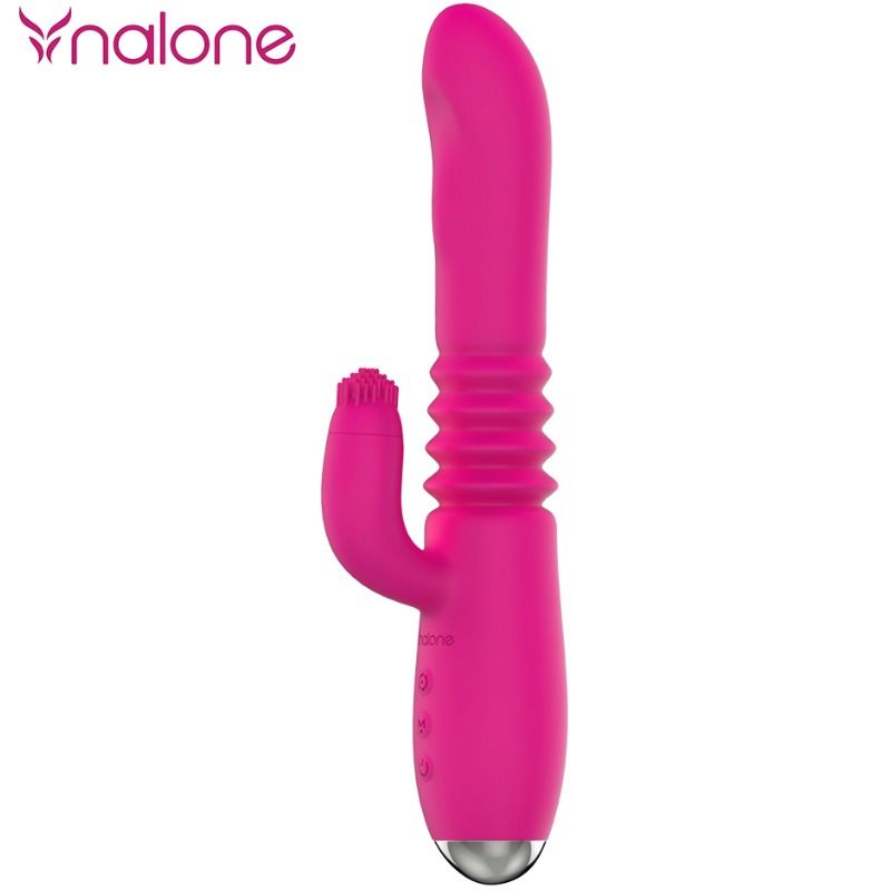 NALONE - VIBRADOR ARRIBA Y ABAJO Y CONEJO GIRATORIO