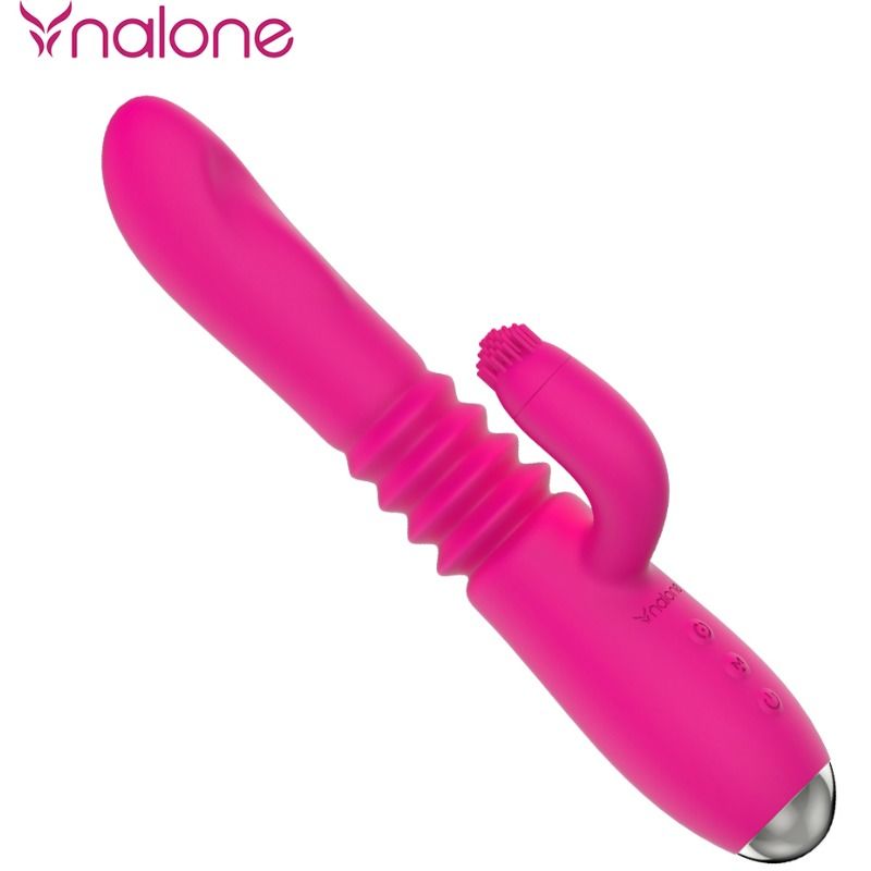 NALONE - VIBRADOR ARRIBA Y ABAJO Y CONEJO GIRATORIO