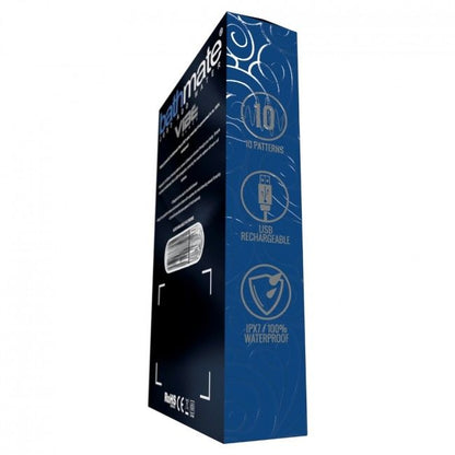 Close-up da Bala Vibratória BATHMATE Vibe Preta Recarregável USB, destacando seu design compacto e elegante.