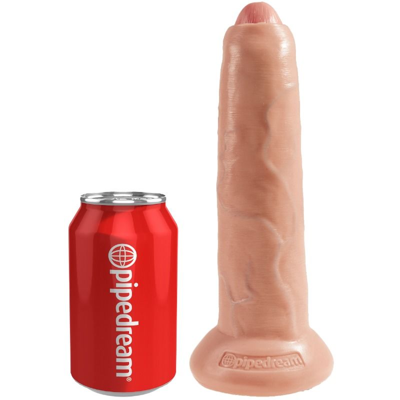 Dildo Realista Tono Piel Sin Circuncidar 23 CM