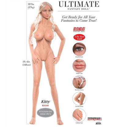 Muñeca Realista Pipedream Extreme Ultimate Fantasy Dolls Kitty 168 cm