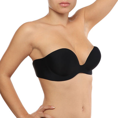 Sutiã Adesivo BYE-BRA Gala Copa A Preto sem Alças para suporte e modelagem de seios.