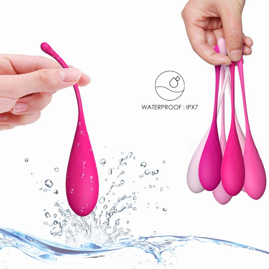 LESLIE - SET DE ENTRENAMIENTO DE MÚSCULOS PÉLVICOS KEGEL FIT 6 PIEZAS