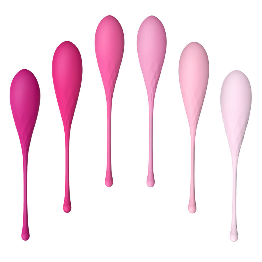 LESLIE - SET DE ENTRENAMIENTO DE MÚSCULOS PÉLVICOS KEGEL FIT 6 PIEZAS