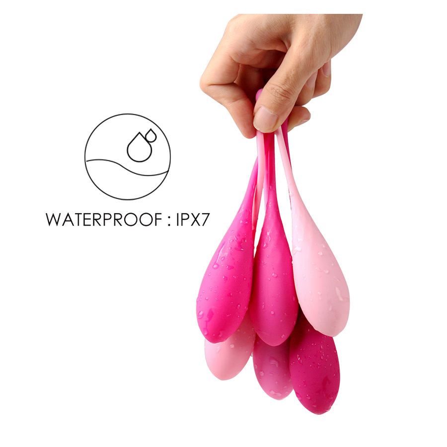 LESLIE - SET DE ENTRENAMIENTO DE MÚSCULOS PÉLVICOS KEGEL FIT 6 PIEZAS