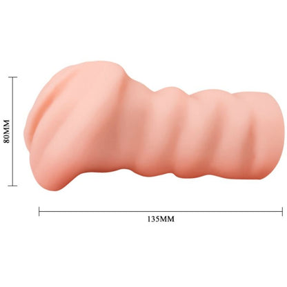 Masturbador Masculino Leila Anatómico Compacto 13.5 cm