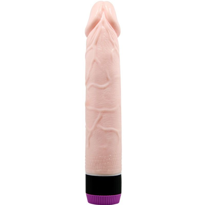 Close-up do BAILE Vibrador Realístico Adour Club 21.5 cm mostrando a sua textura e design realistas.