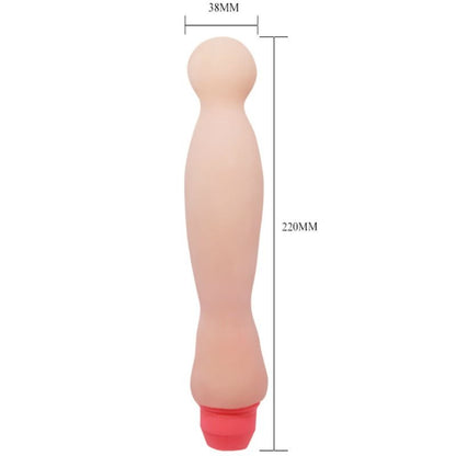 Close-up of the BAILE Vibrador de Coluna Sensual Flexi Vibe 22 cm showing its flexible design and texture.