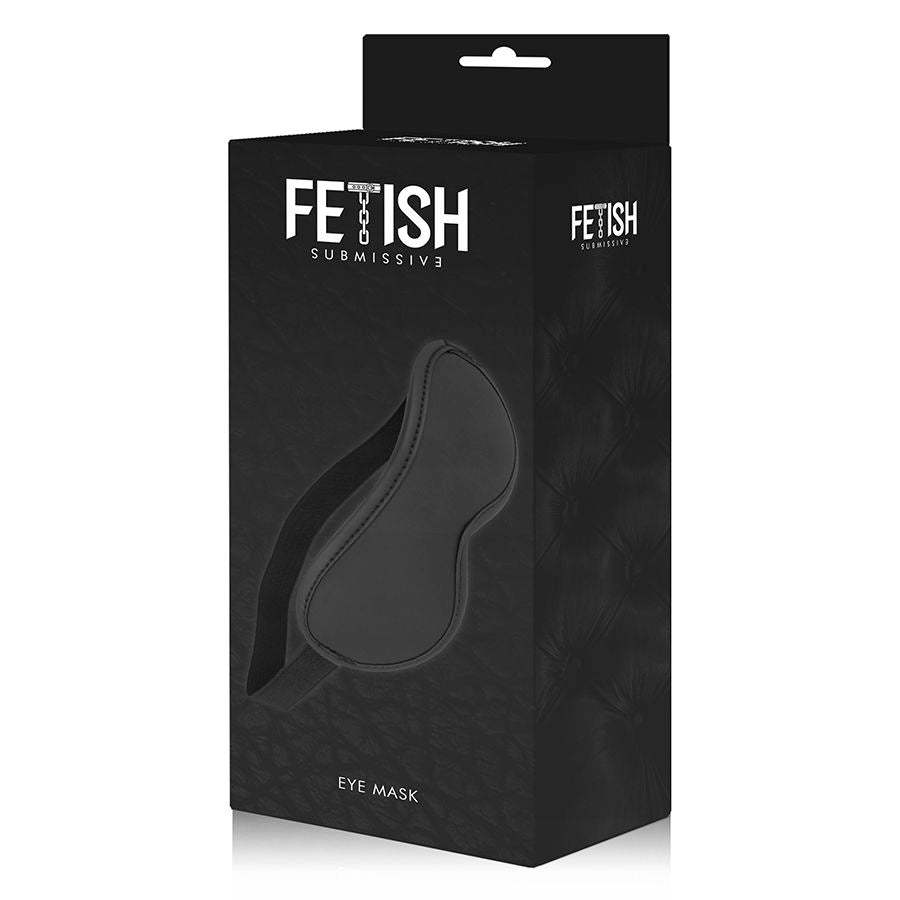 Máscara de Couro Vegano FETISH SUBMISSIVE com Forro de Neoprene para BDSM