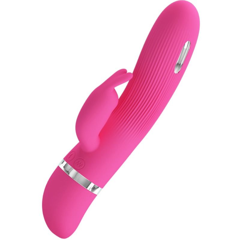 Vibrador Coelho PRETTY LOVE Ingram com eletrochoque e 7 funções de vibração, feito de silicone macio.