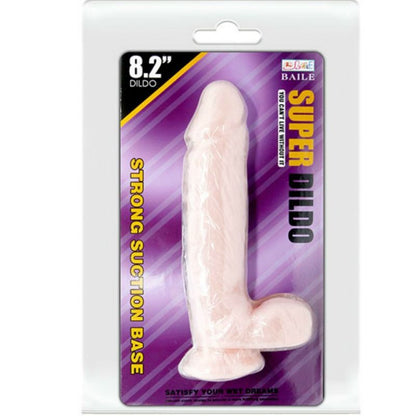 Dildo Realista Baile de 21.5 CM com textura natural, veias detalhadas e ventosa
