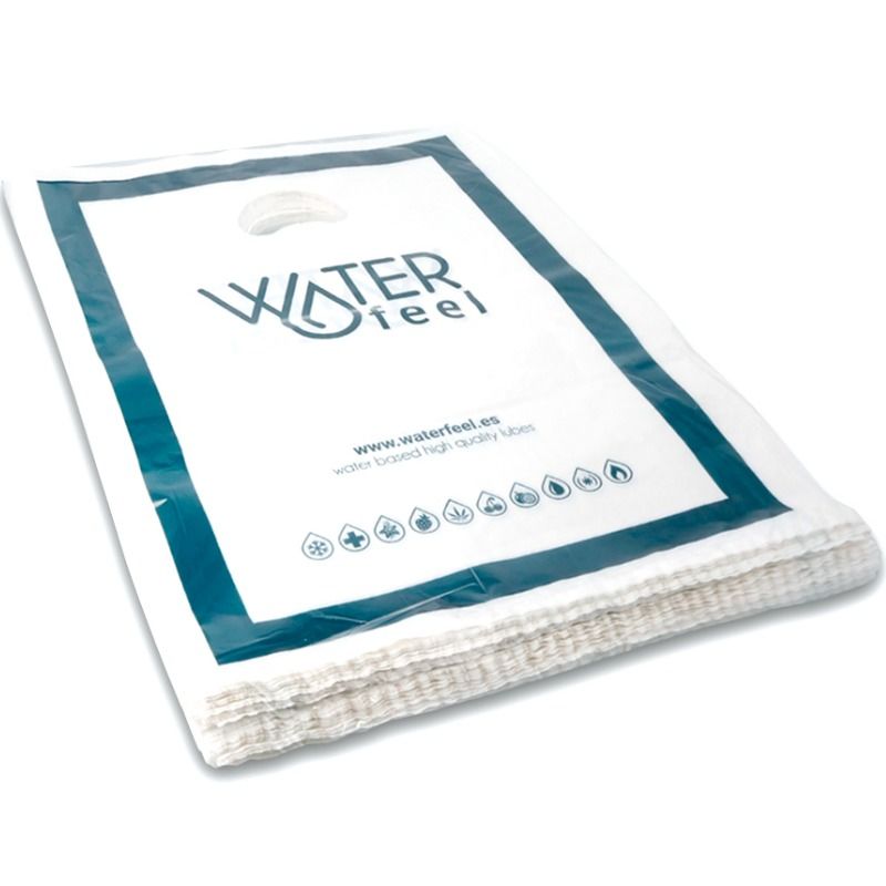 Sacos Plásticos Protetores WATERFEEL 100 Unidades Médios 30x40cm para higiene e discrição