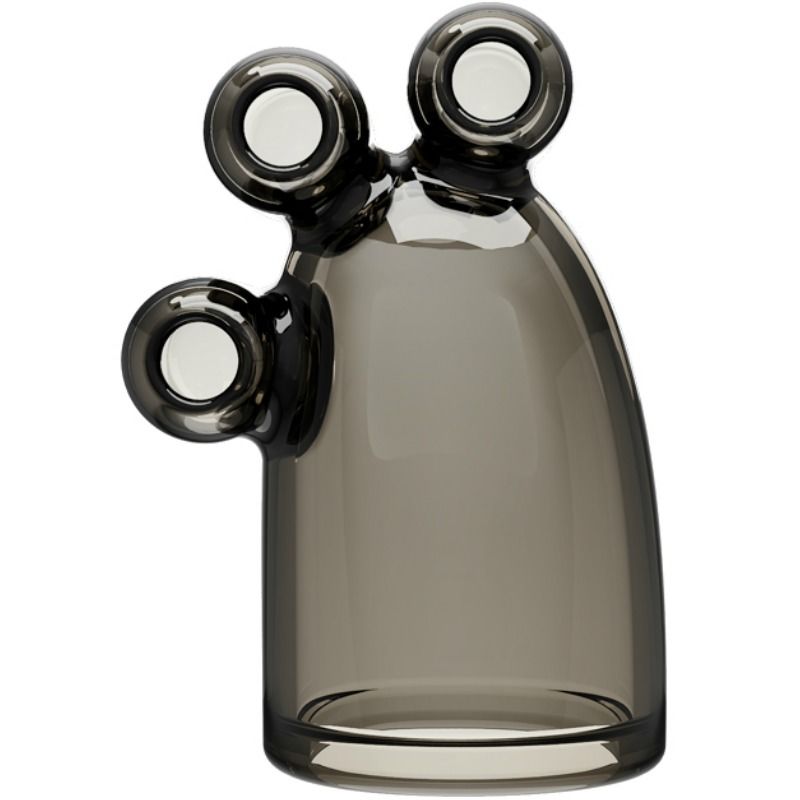 Detalhe da Manga Vibratória BAILE para Pénis com Dupla Estimulação, mostrando as balas vibratórias.