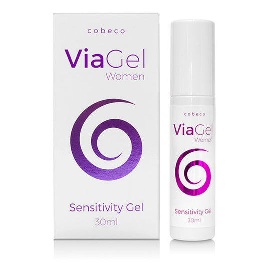 COBECO ViaGel para Mulheres 30ml, frasco do gel estimulante com foco na embalagem e textura.
