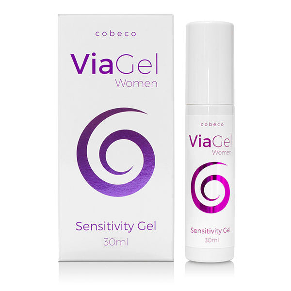 COBECO ViaGel para Mulheres 30ml, frasco do gel estimulante com foco na embalagem e textura.
