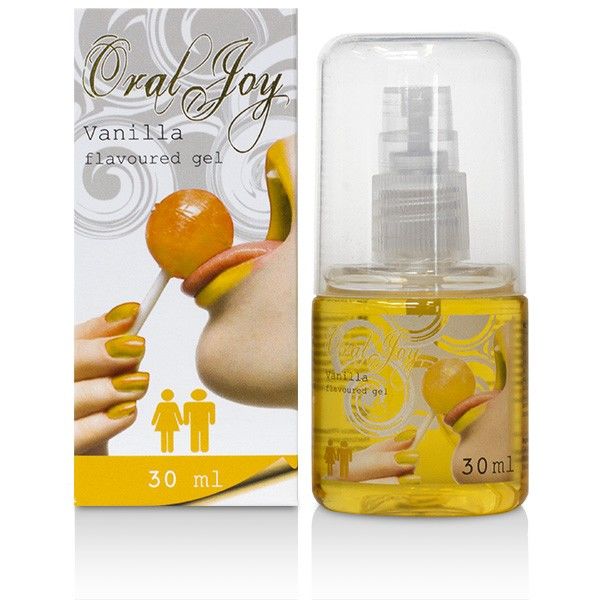 Embalagem do Gel Oral Sabor Baunilha COBEBE Oral Joy 30ml