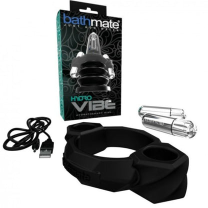 Anel de hidroterapia Bathmate HydroVibe com vibradores para bombas penianas.