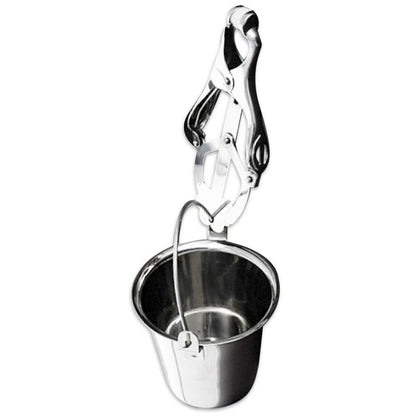 Braçadeira de Mamilo METAL HARD com Tanque para Peso Ajustável