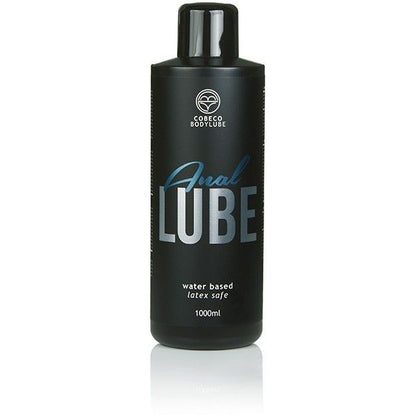 Garrafa de COBECO Anal Lube Water Based 1000ml para conforto anal