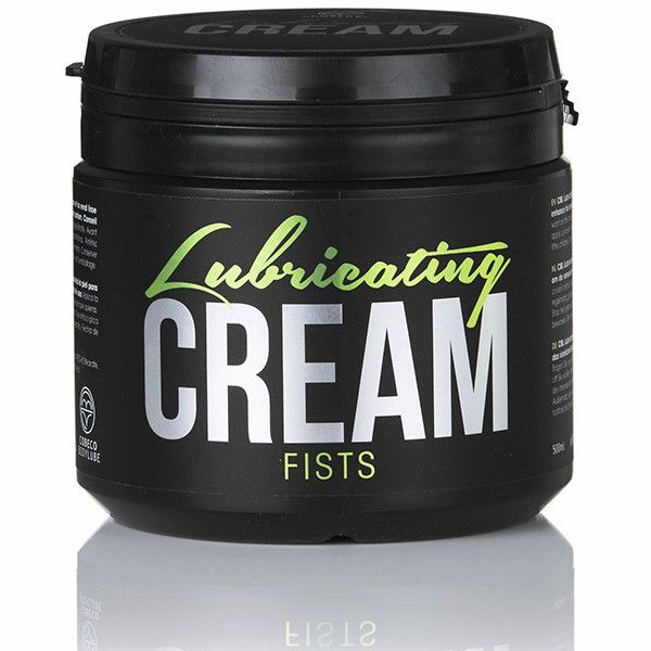 Pote de Creme Lubrificante COBEBE CBL 500ml, mostrando a textura e embalagem.